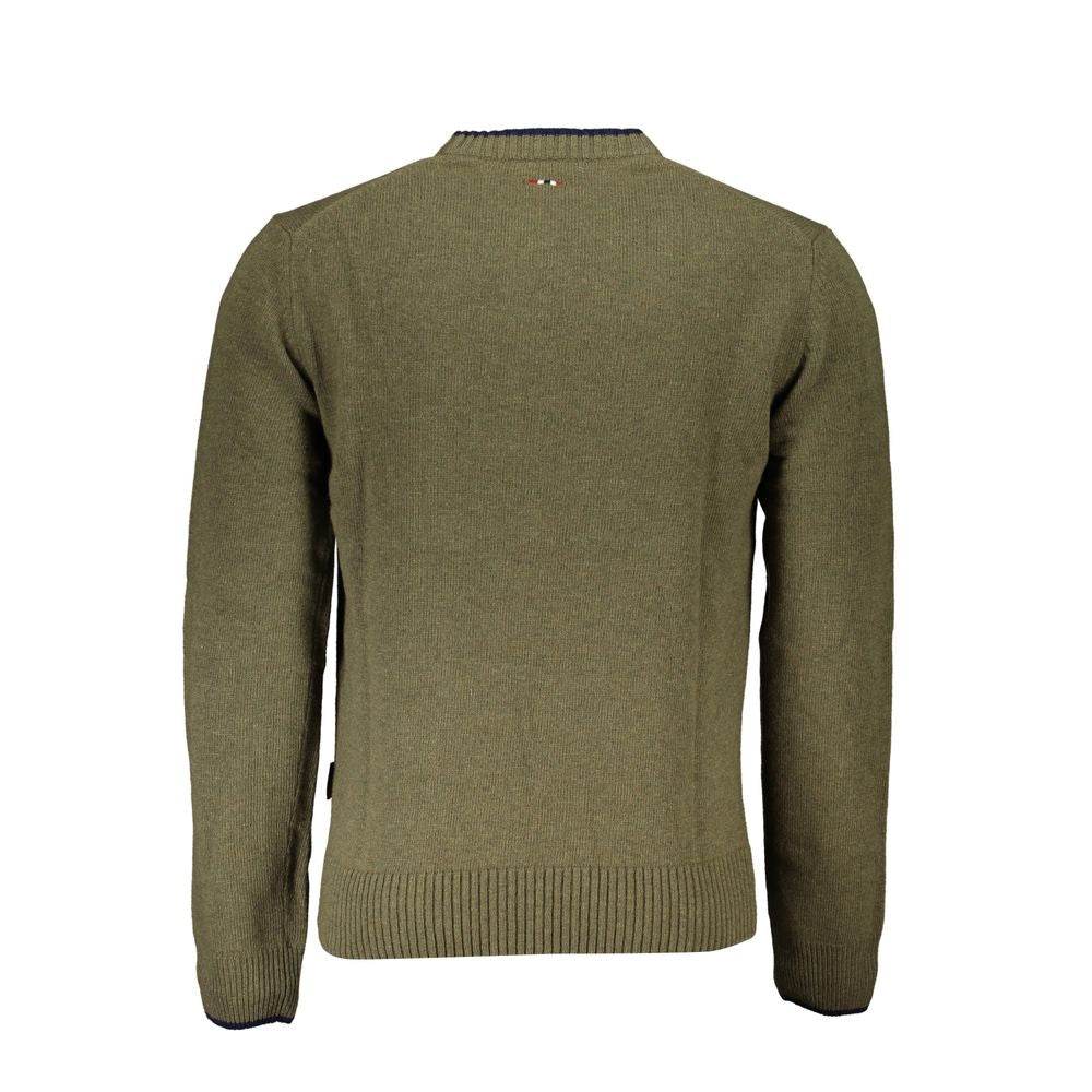 Napapijri Green Fabric Men Sweater - Hilstor