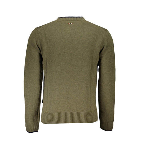 Napapijri Green Fabric Men Sweater - Hilstor