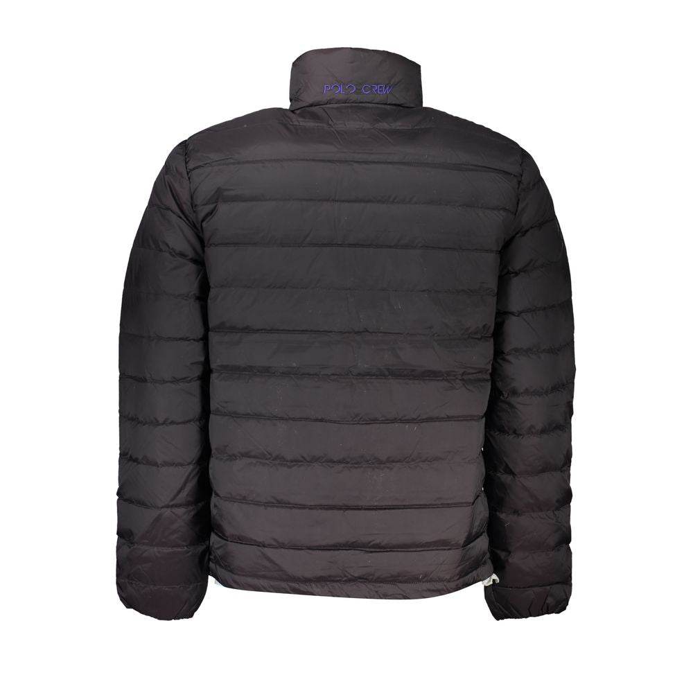 La Martina Black Polyamide Men Jacket - Hilstor