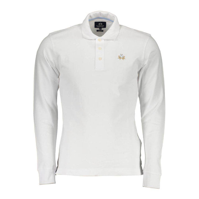 La Martina Elegant Slim Fit Polo with Embroidery Details - Hilstor