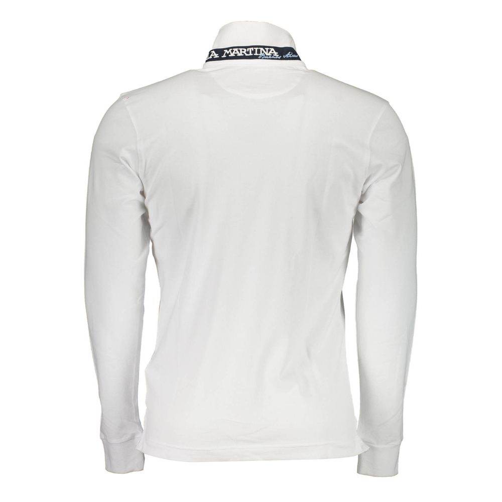 La Martina Elegant Slim Fit Polo with Embroidery Details - Hilstor
