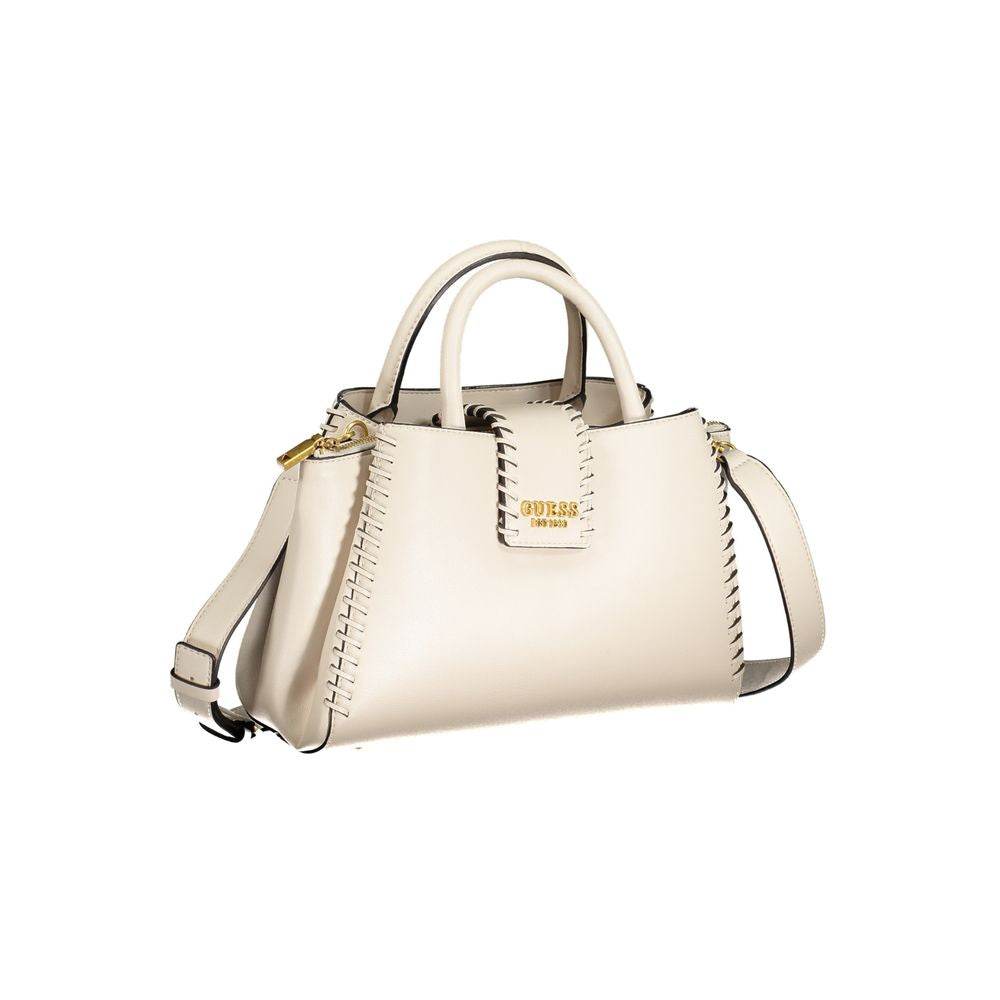 Guess Jeans Beige Polyethylene Handbag - Hilstor