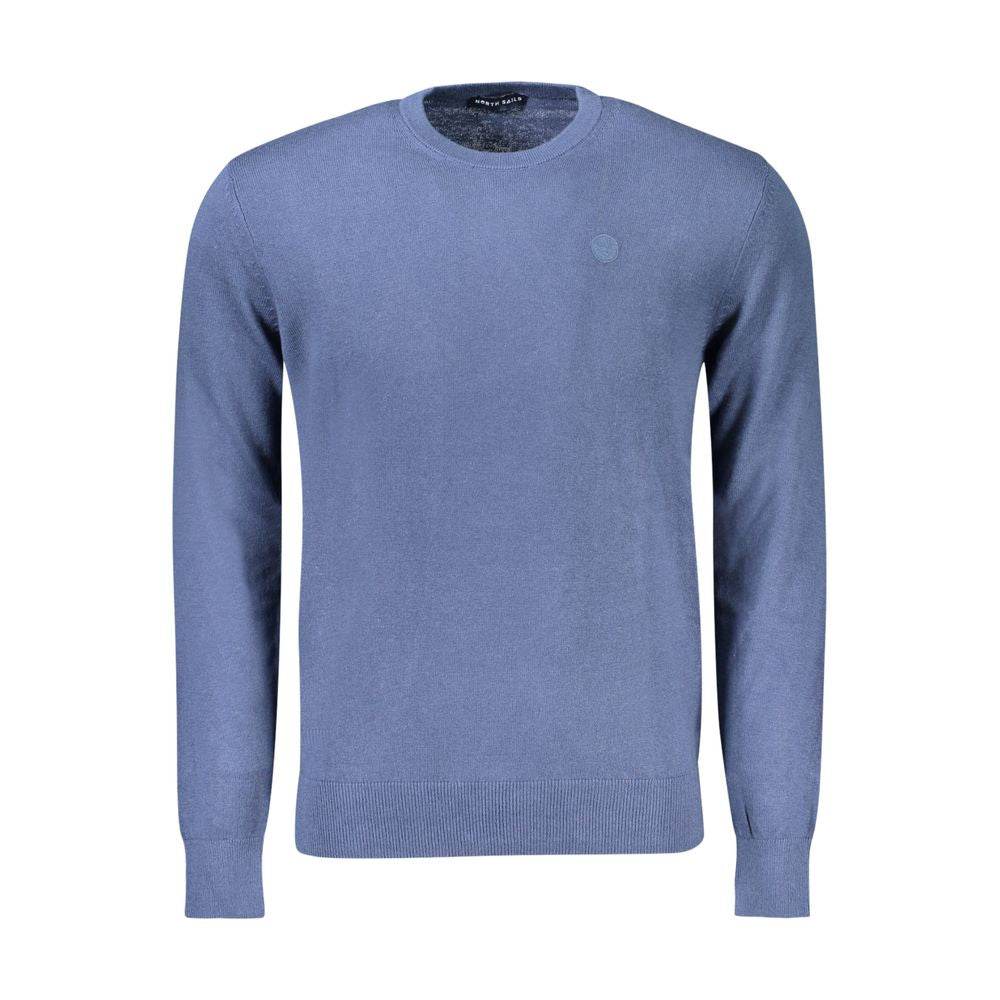 North Sails Blue Cotton Men Sweater - Hilstor