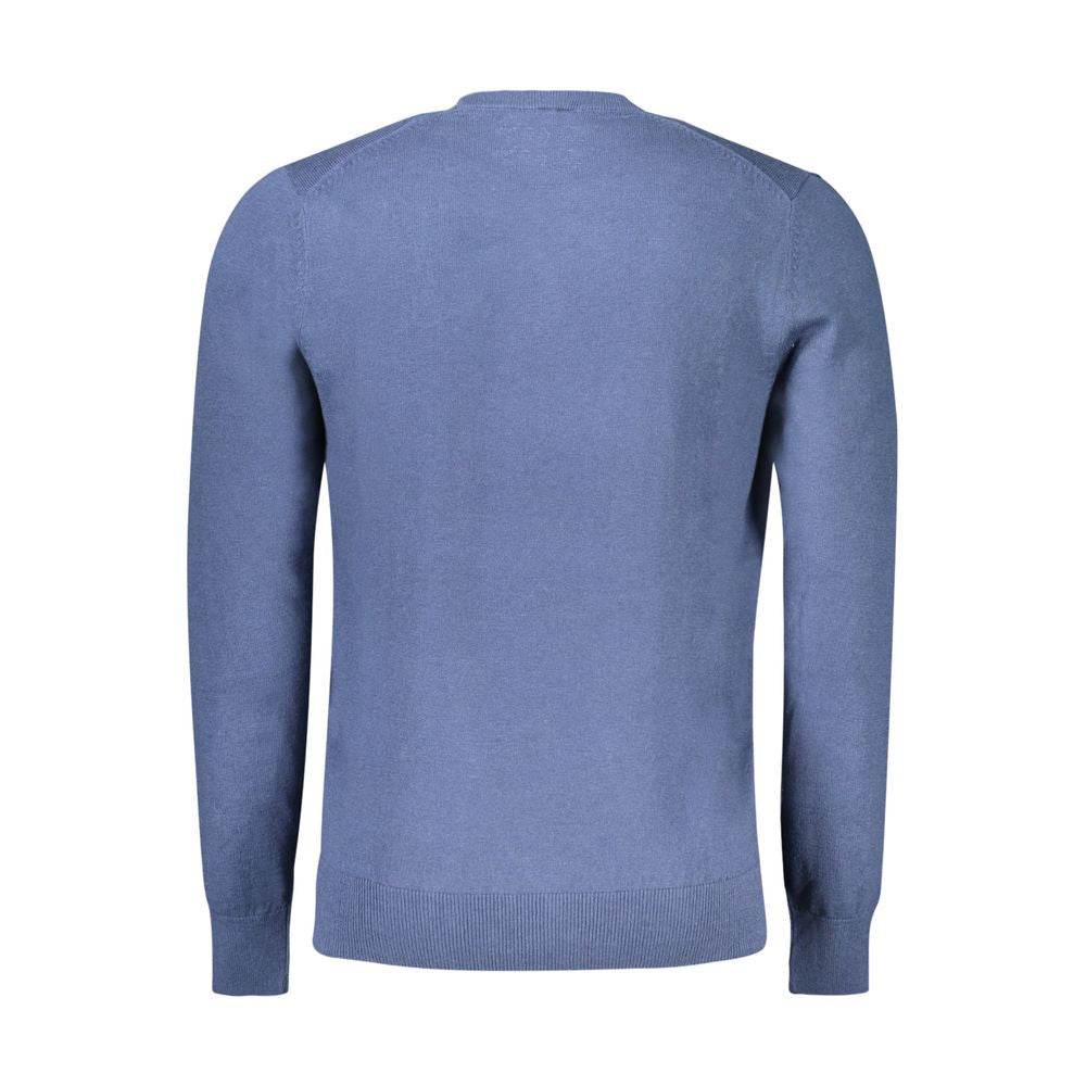 North Sails Blue Cotton Men Sweater - Hilstor