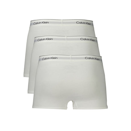 Calvin Klein Hvid Bomuld Herre Boxershorts