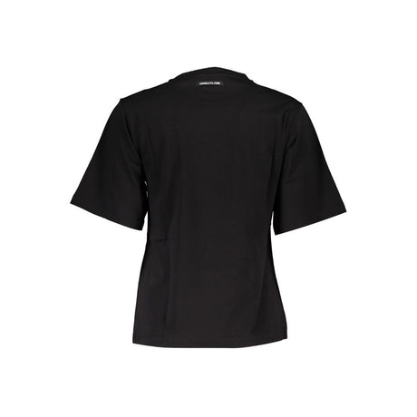 Cavalli Class Black Cotton Tops & T-Shirt