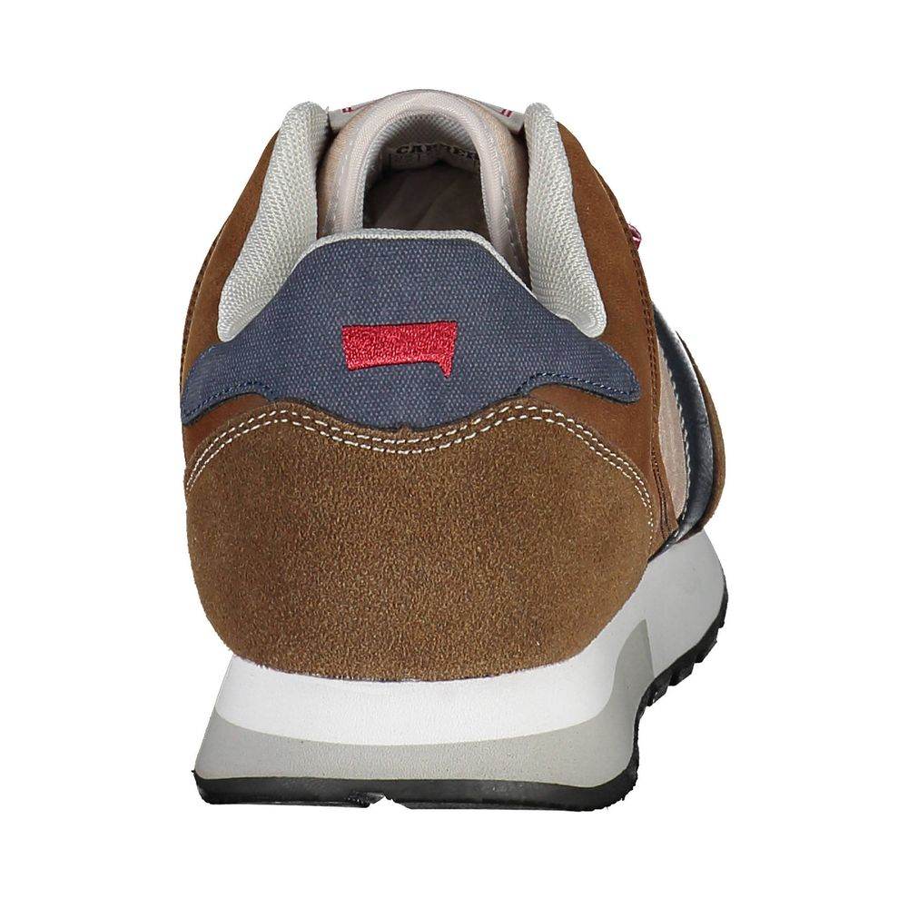 Carrera Brown Eco Leather Men Sneaker - Hilstor