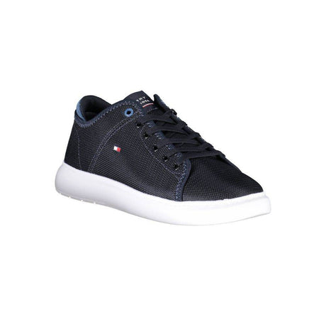 Tommy Hilfiger Blue Recycled Polyester Men Sneaker - Hilstor
