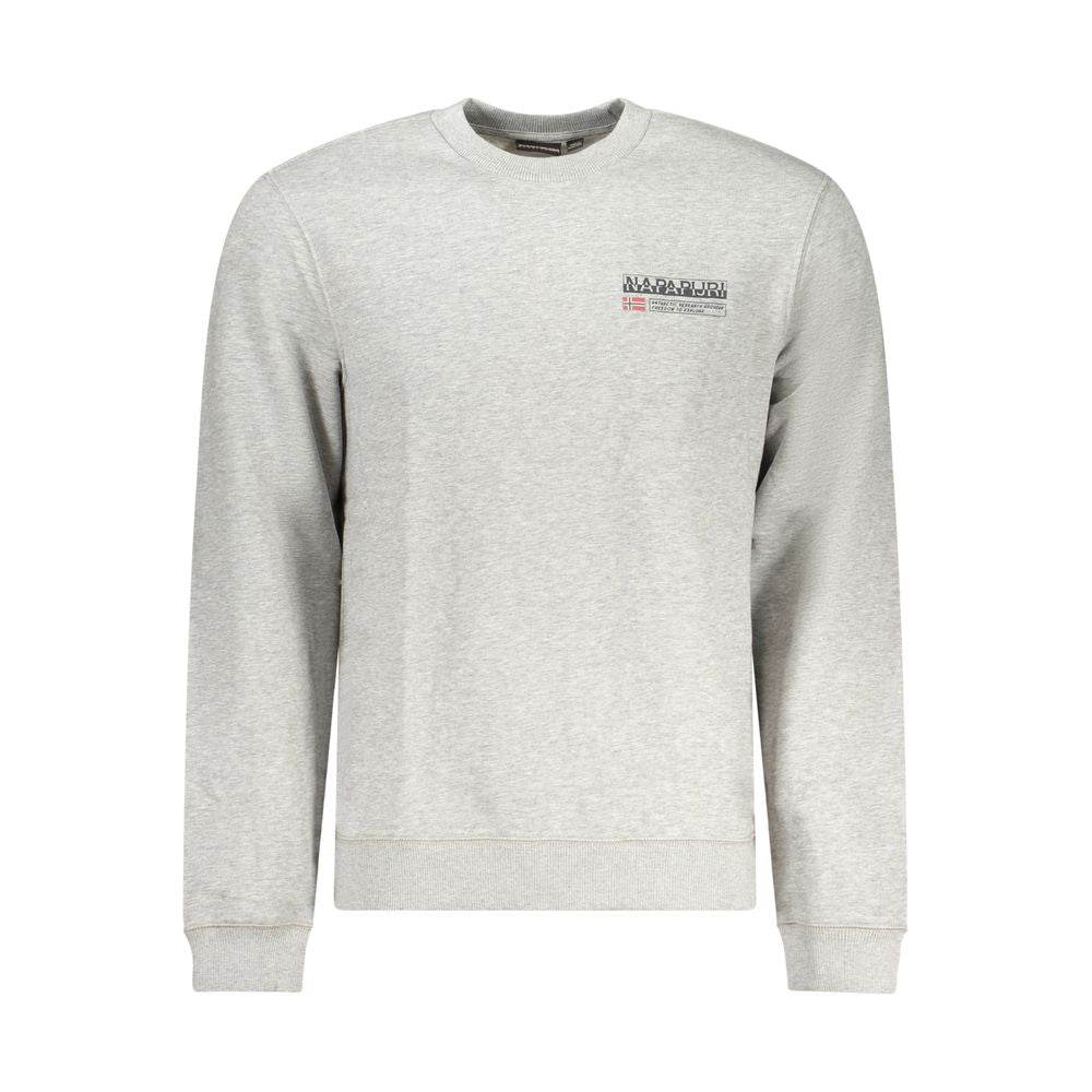 Napapijri Gray Cotton Men Sweater - Hilstor