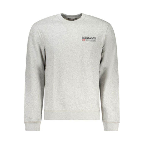Napapijri Gray Cotton Men Sweater - Hilstor