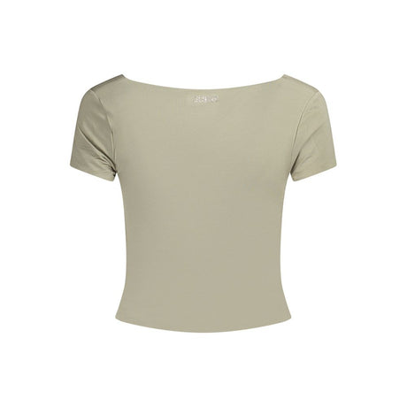 Guess Jeans Green Modal Tops & T-Shirt