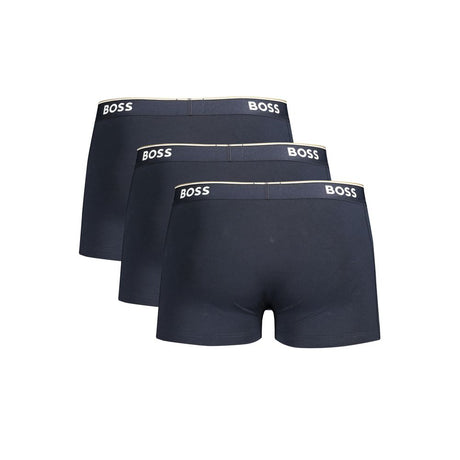 Hugo Boss Blue Cotton Herre Boxer Undertøj