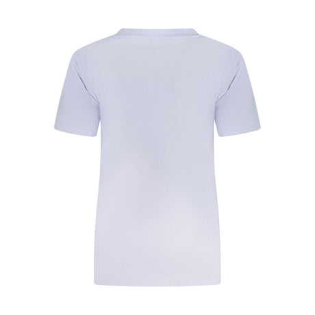 Converse Purple Cotton Women T-Shirt