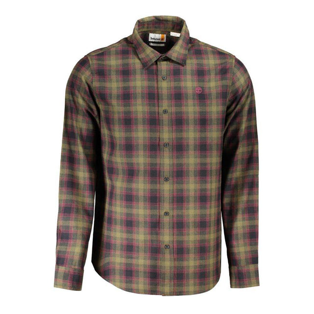 Timberland Green Cotton Shirt - Hilstor