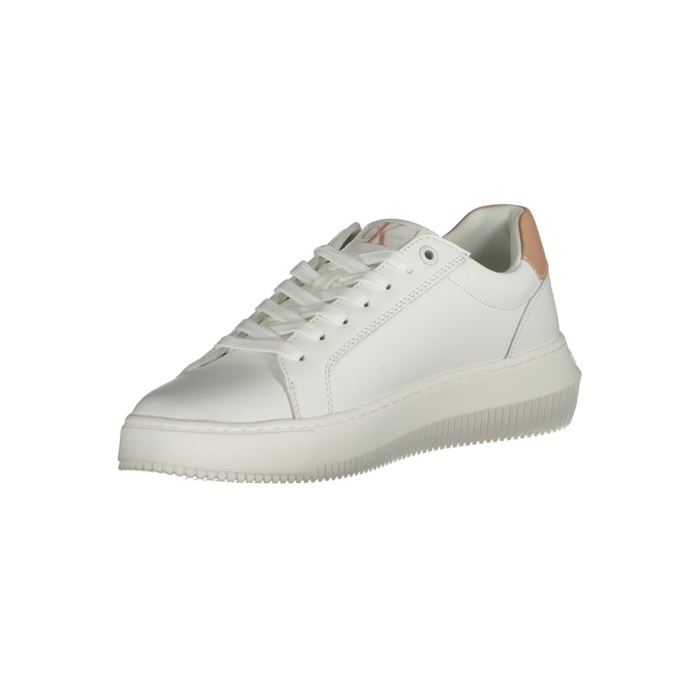 Calvin Klein hvid læder sneaker til kvinder