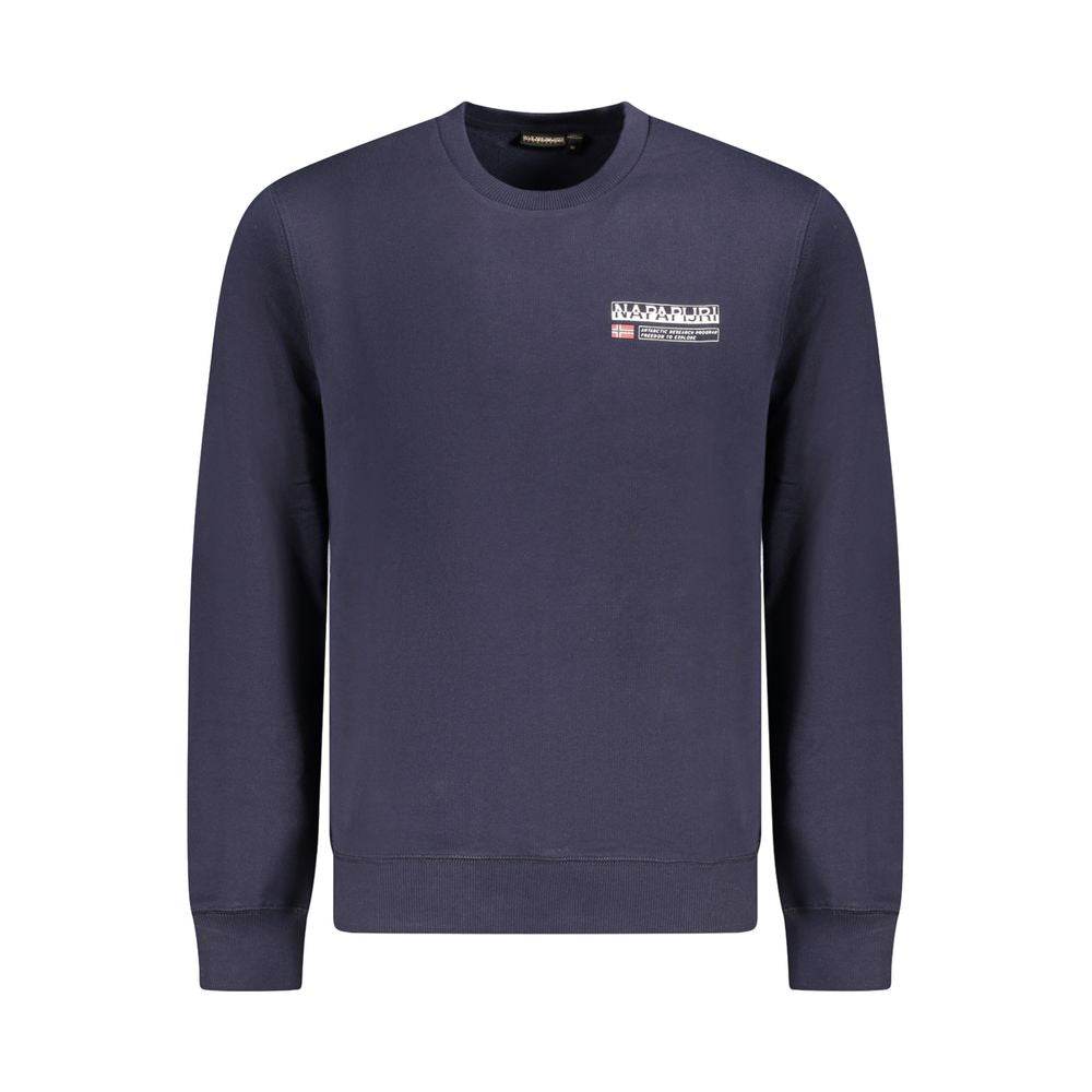 Napapijri Blue Cotton Men Sweater - Hilstor