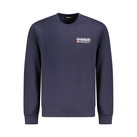 Napapijri Blue Cotton Men Sweater - Hilstor