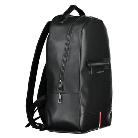 Tommy Hilfiger Black Polyethylene Men Backpack - Hilstor