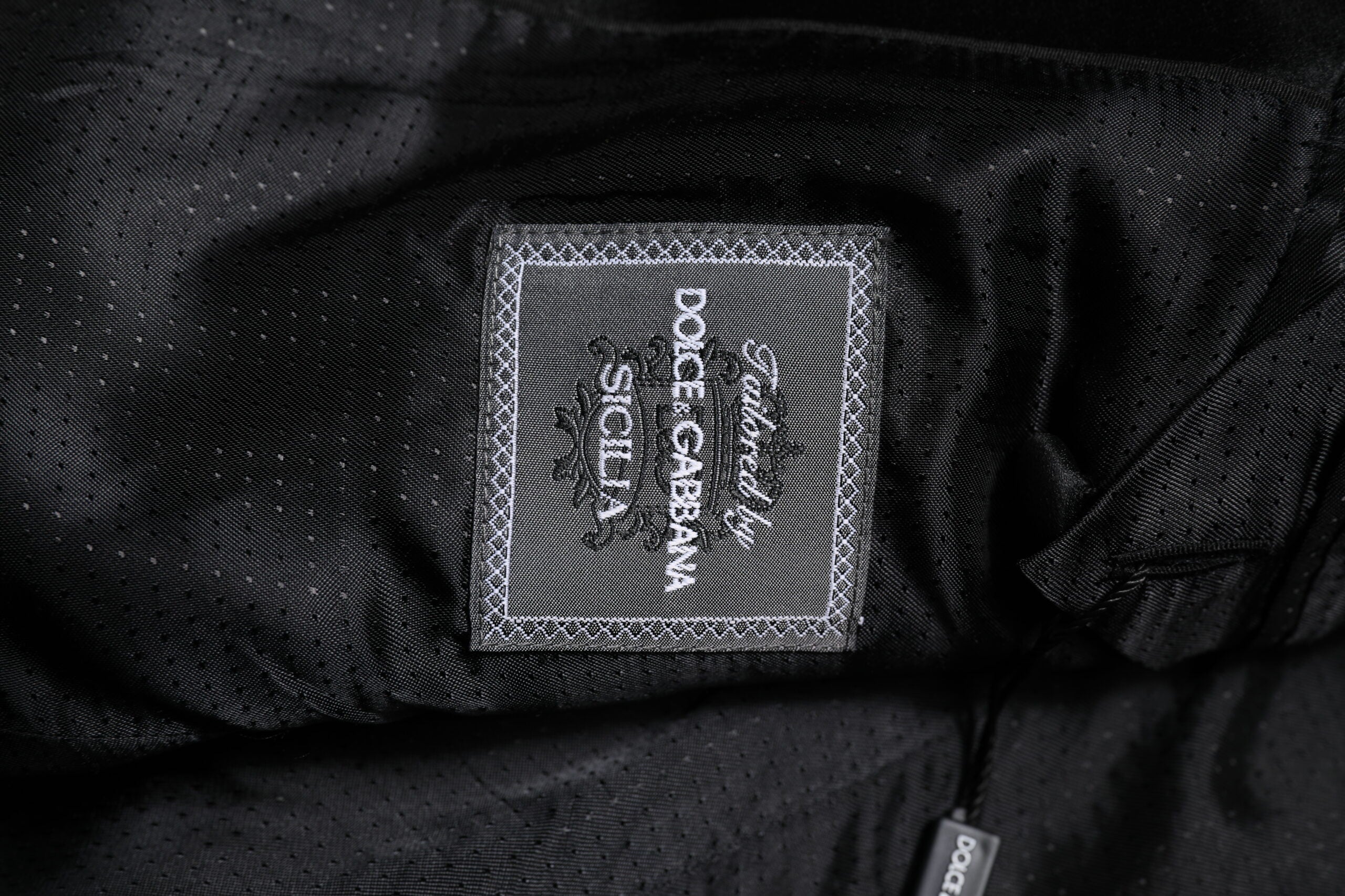 Dolce &amp; Gabbana Rød SICILIA Pailletudsmykket Blazerjakke