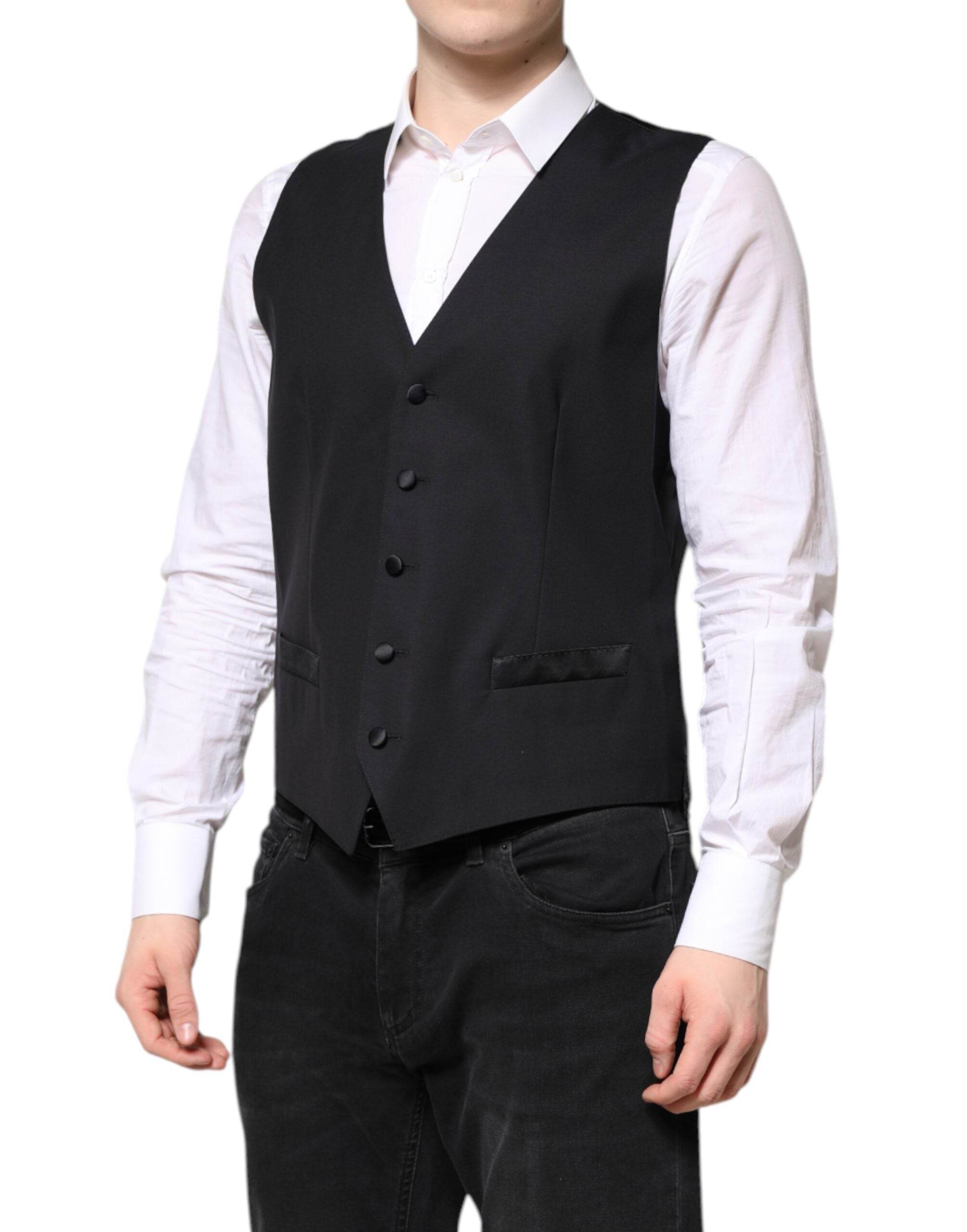 Dolce & Gabbana Dark Blue MARTINI Wool Suit 2 Piece Jacket - Hilstor