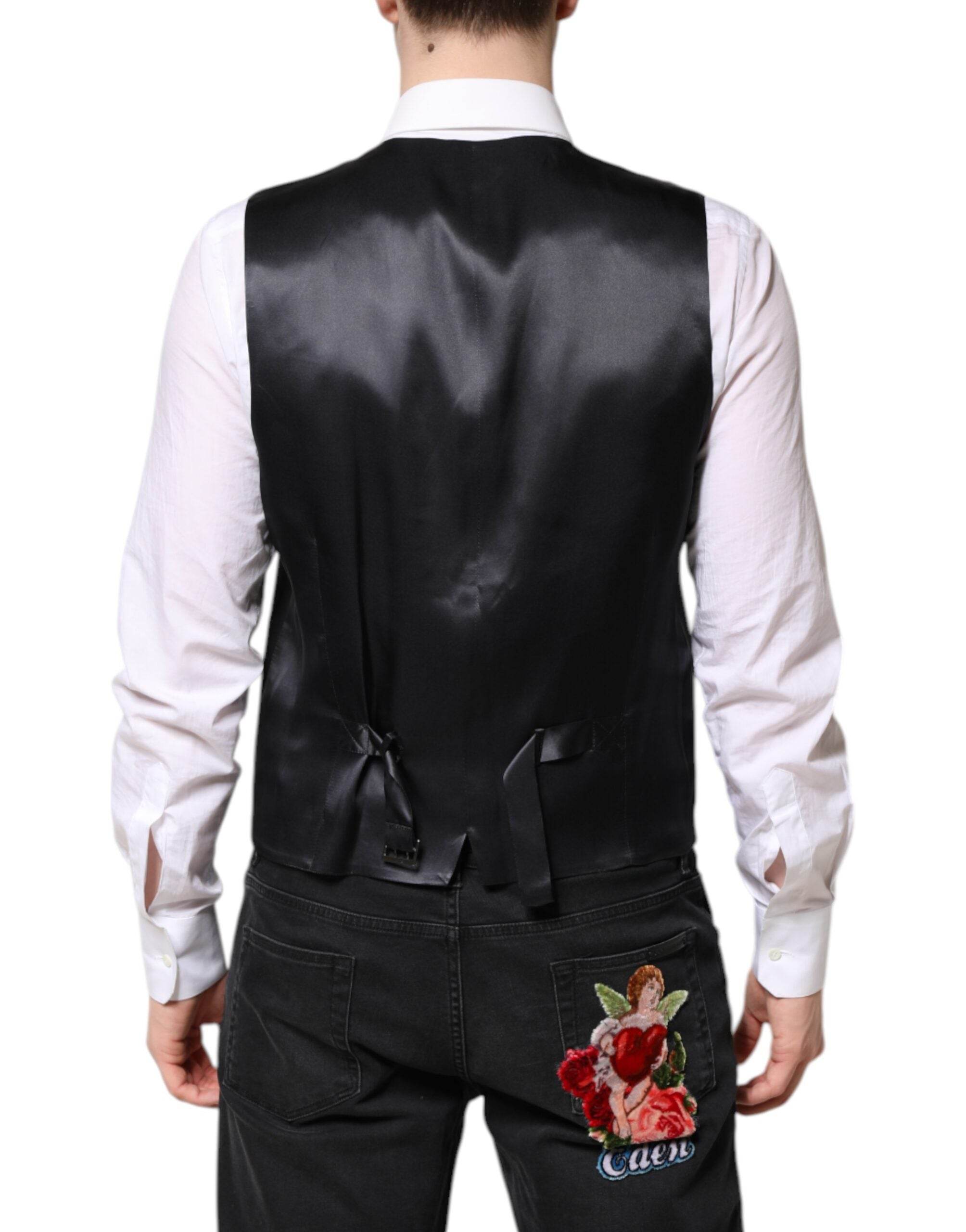 Dolce & Gabbana Dark Blue MARTINI Wool Suit 2 Piece Jacket - Hilstor
