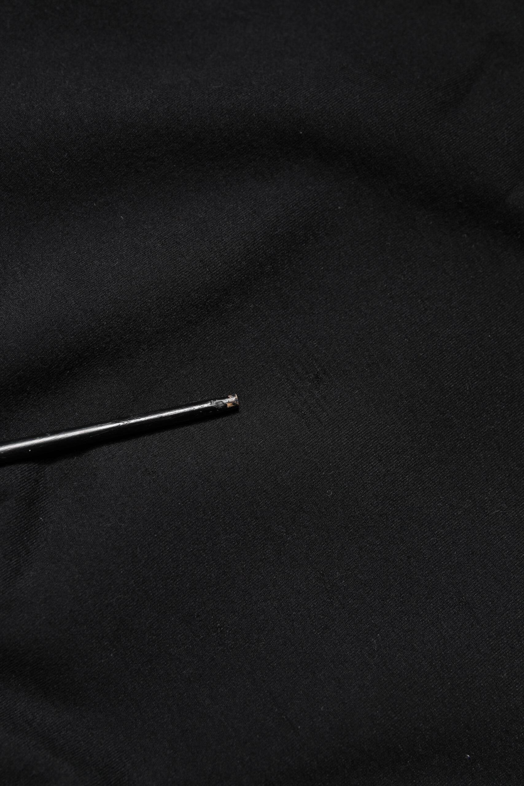 Dolce & Gabbana Black Embossed Logo Cotton Crew Neck Sweater - Hilstor