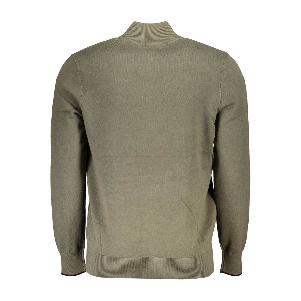 Timberland Organic Cotton Half Zip Sweater - Lush Green - Hilstor