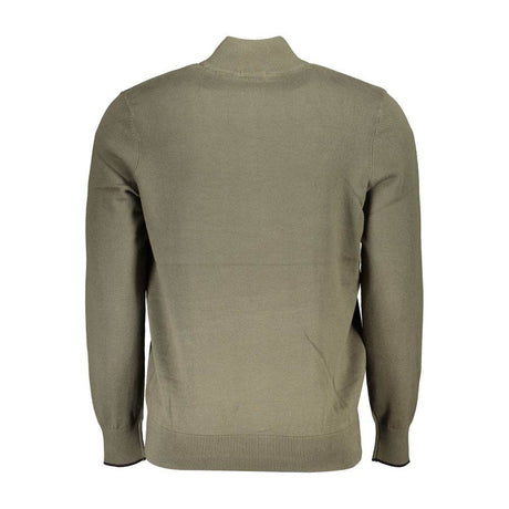 Timberland Organic Cotton Half Zip Sweater - Lush Green - Hilstor