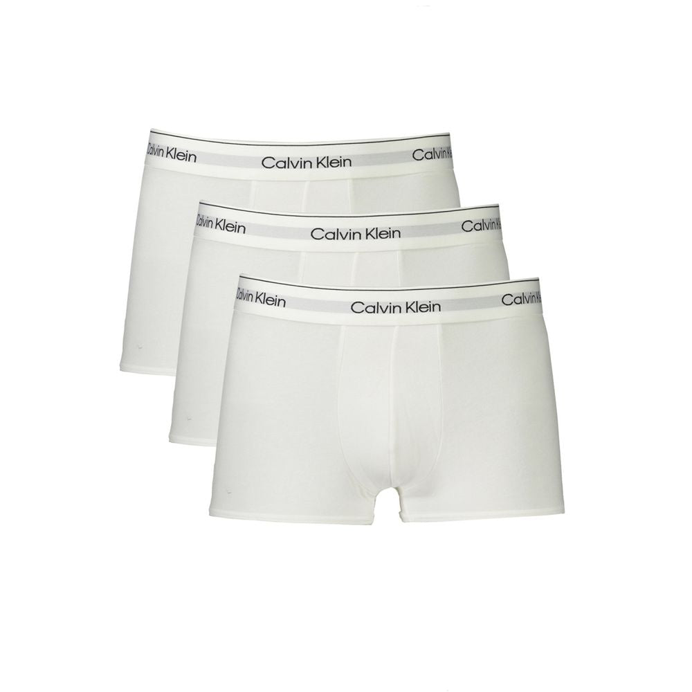 Calvin Klein hvid bomuldsbokser til mænd