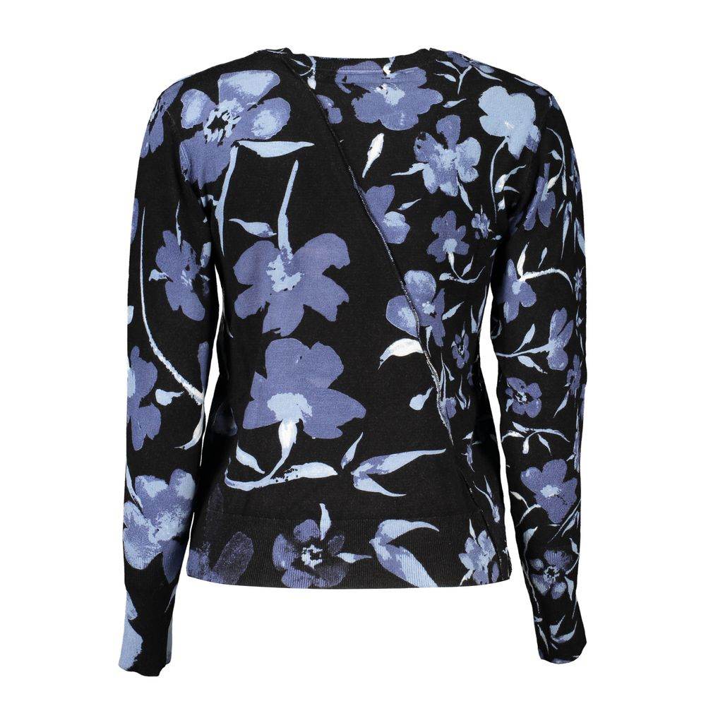Desigual Chic Contrasting Crew Neck Sweater - Hilstor