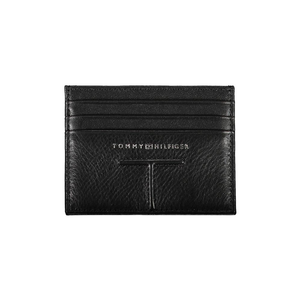 Tommy Hilfiger sort læder pung til mænd