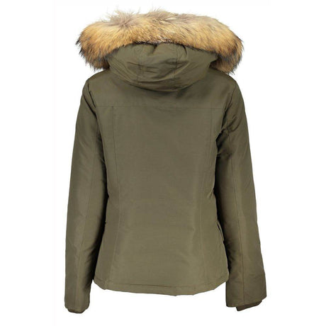 Woolrich Green Cotton Jackets & Coat - Hilstor