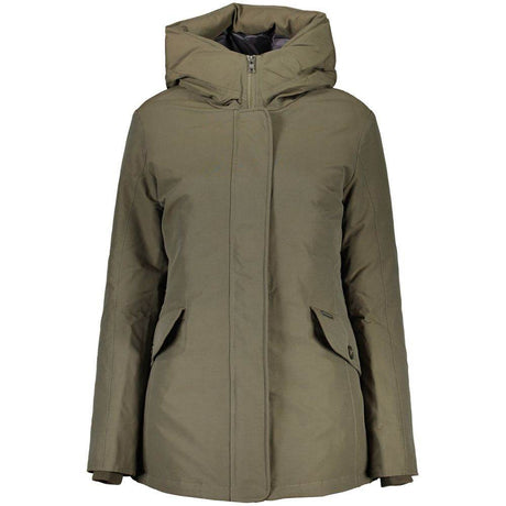 Woolrich Green Cotton Jackets & Coat - Hilstor