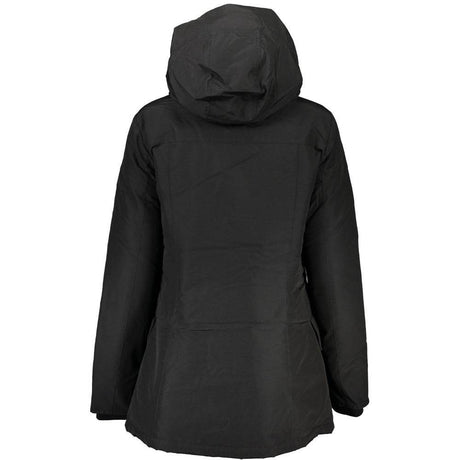 Woolrich Black Cotton Jackets & Coat - Hilstor