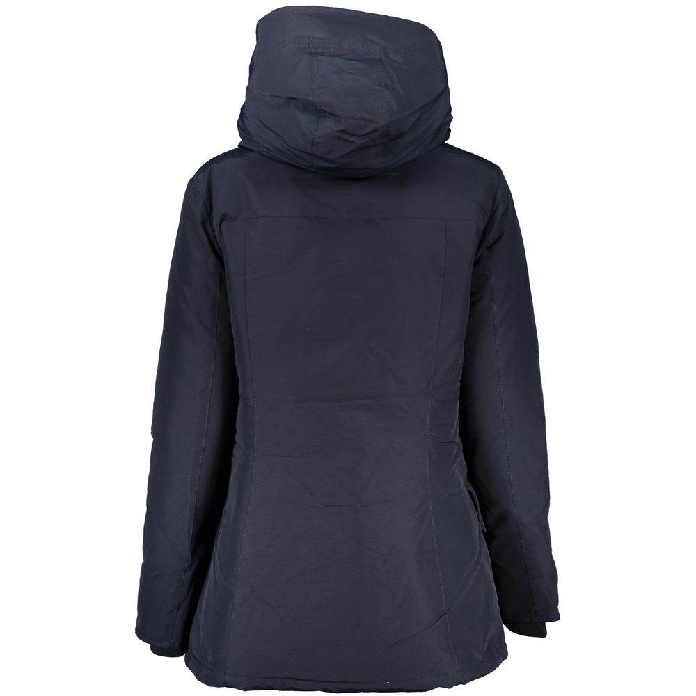 Woolrich Blue Cotton Jackets & Coat - Hilstor