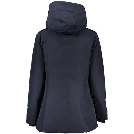 Woolrich Blue Cotton Jackets & Coat - Hilstor