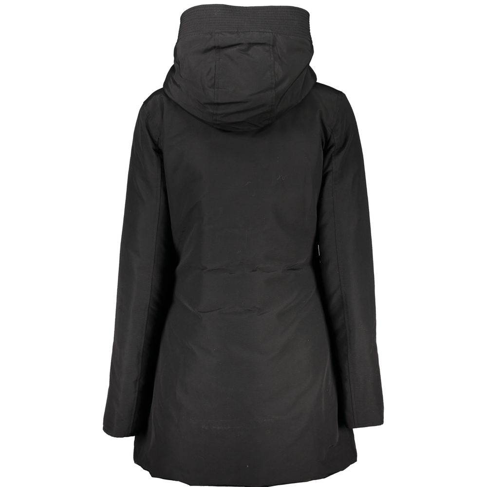 Woolrich Black Cotton Jackets & Coat - Hilstor