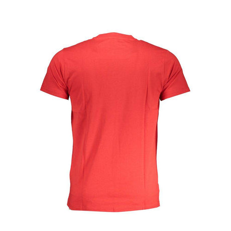 Cavalli Class Red Cotton T-Shirt - Hilstor