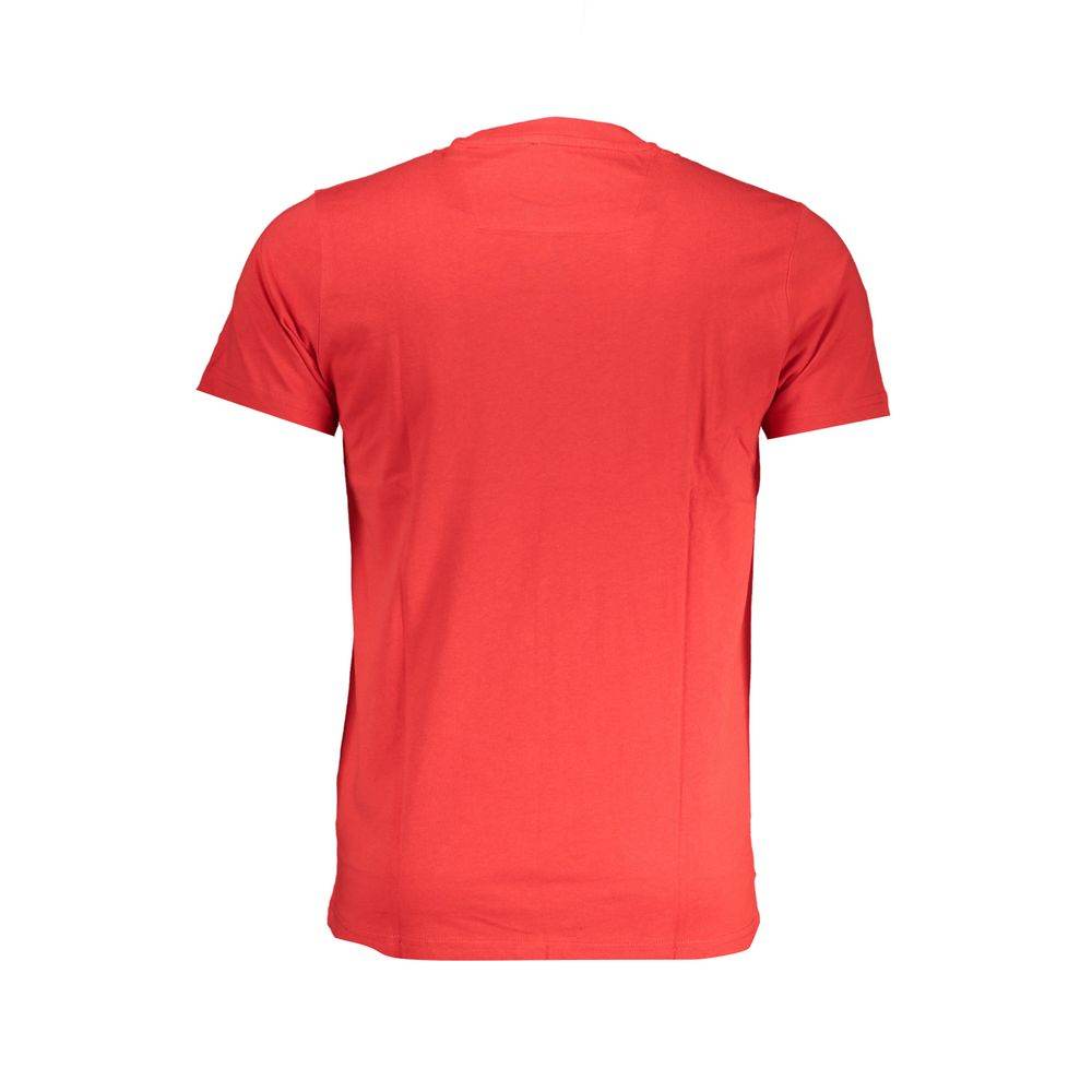 Cavalli Class Red Cotton T-Shirt - Hilstor