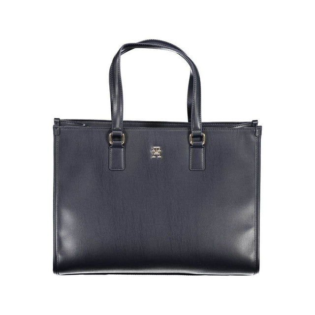 Tommy Hilfiger Blue Polyethylene Handbag - Hilstor