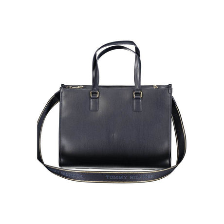Tommy Hilfiger Blue Polyethylene Handbag - Hilstor