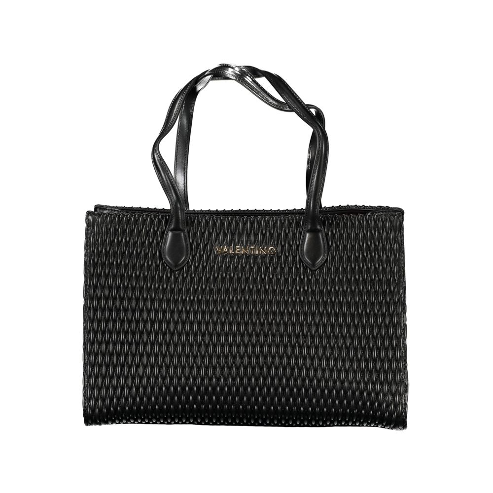 Valentino Tasker Sort Polyethylene Håndtaske til kvinder