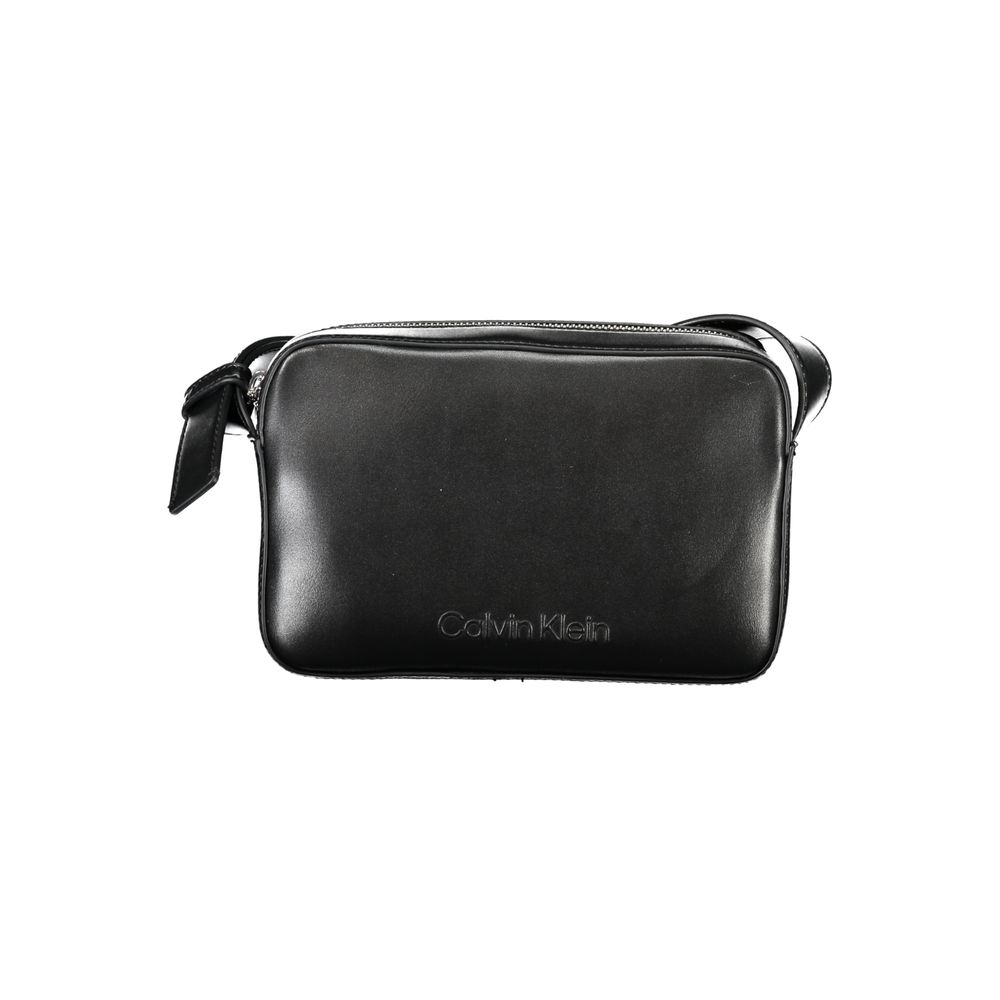 Calvin Klein sort polyester håndtaske til kvinder