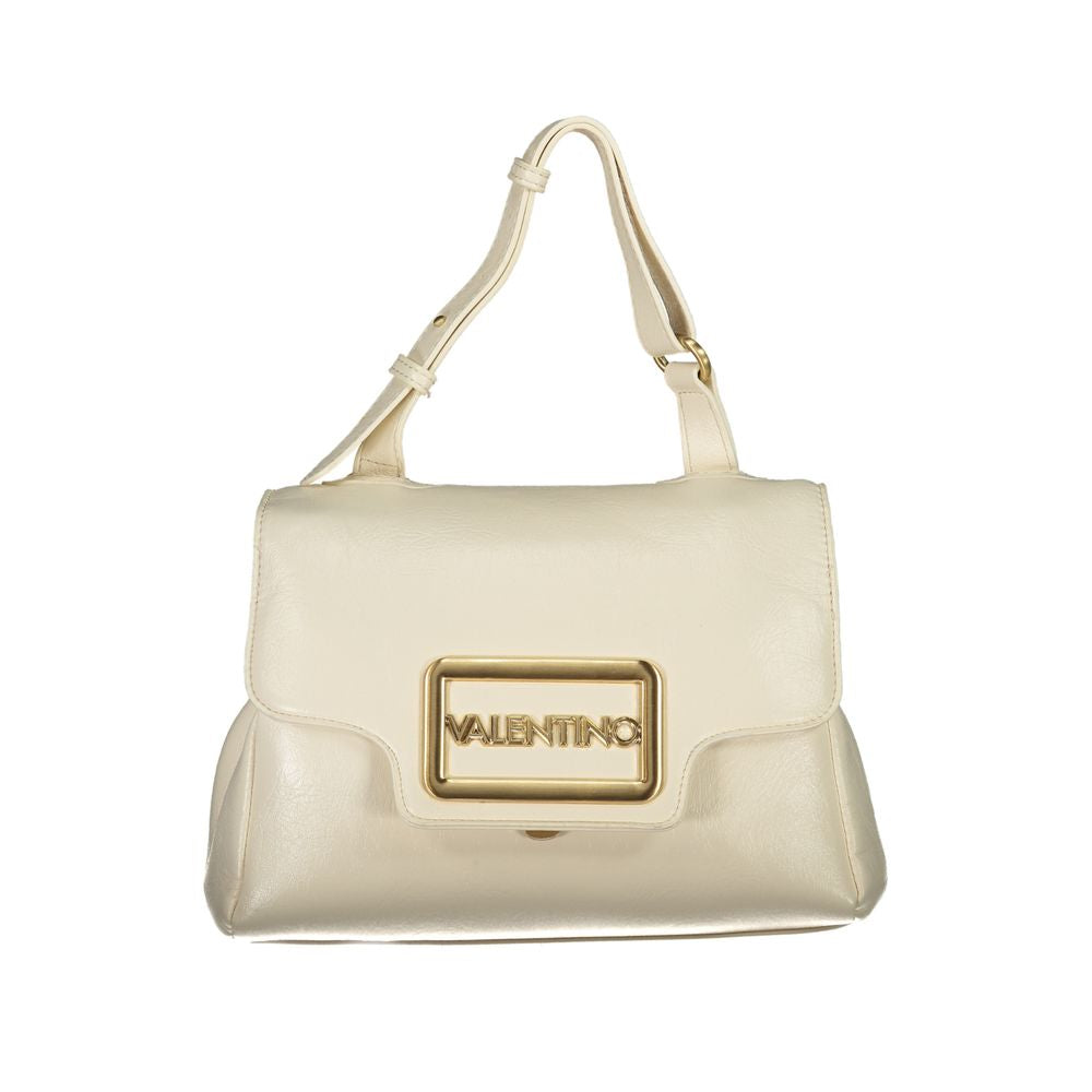 Valentino Tasker Beige Polyethylene Håndtaske til kvinder