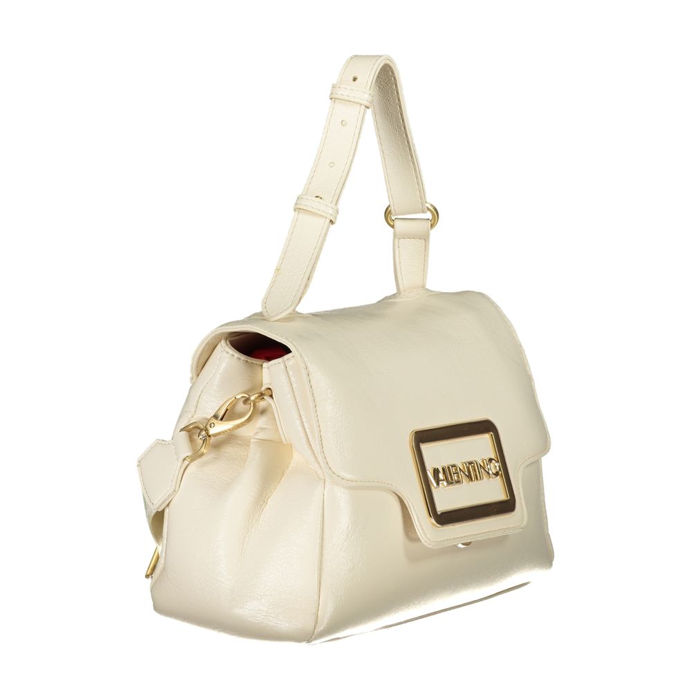 Valentino Tasker Beige Polyethylene Håndtaske til kvinder
