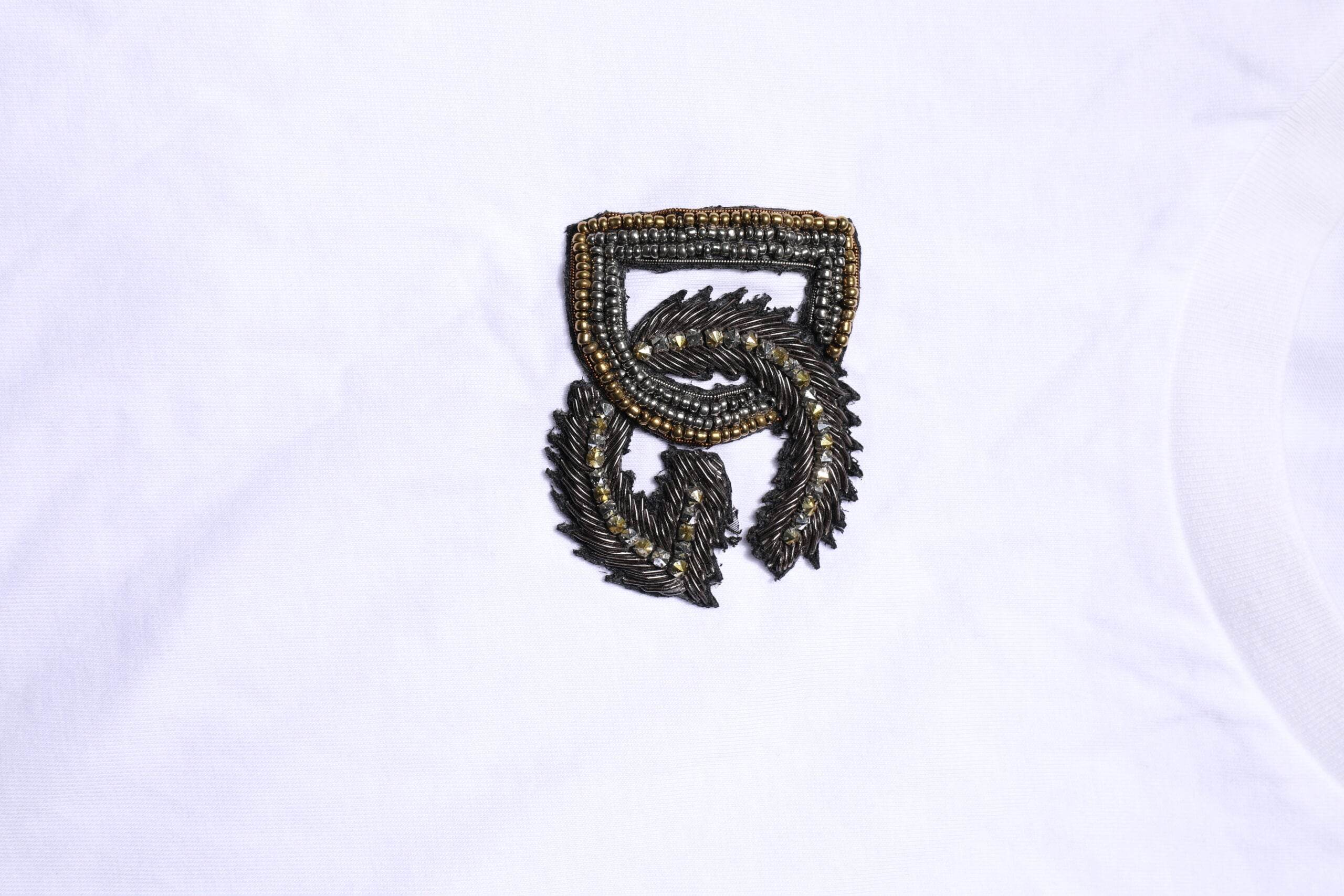 Dolce & Gabbana White Logo Embroidery Crew Neck T-shirt - Hilstor