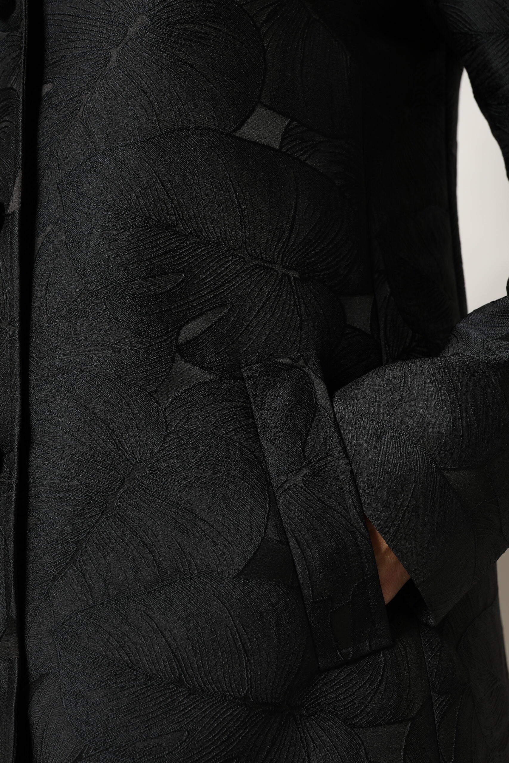 Dolce &amp; Gabbana sort enkeltradet trenchcoat-jakke