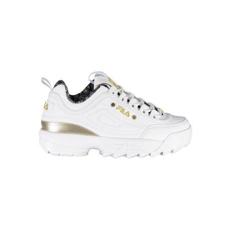 Fila Exquisite White Lace-Up Sneakers - Hilstor
