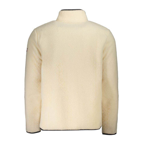 Norway 1963 Beige Polyester Men Sweater with Multiple Pockets - Hilstor