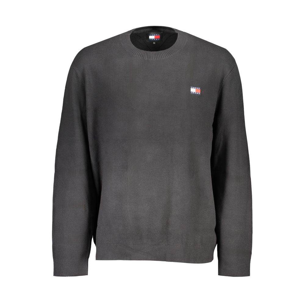 Tommy Hilfiger Black Cotton Sweater - Hilstor